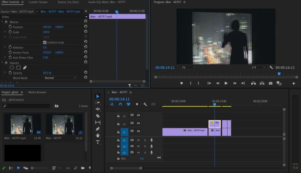 Cum să faci un efect de glitch în Adobe Premiere Pro