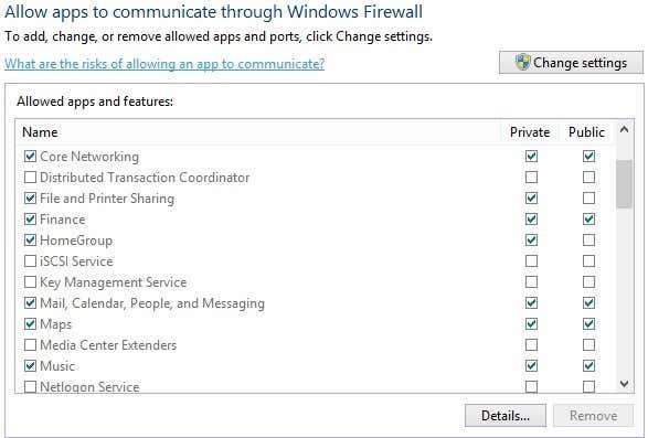 Ajuste as regras e configurações do firewall do Windows 10