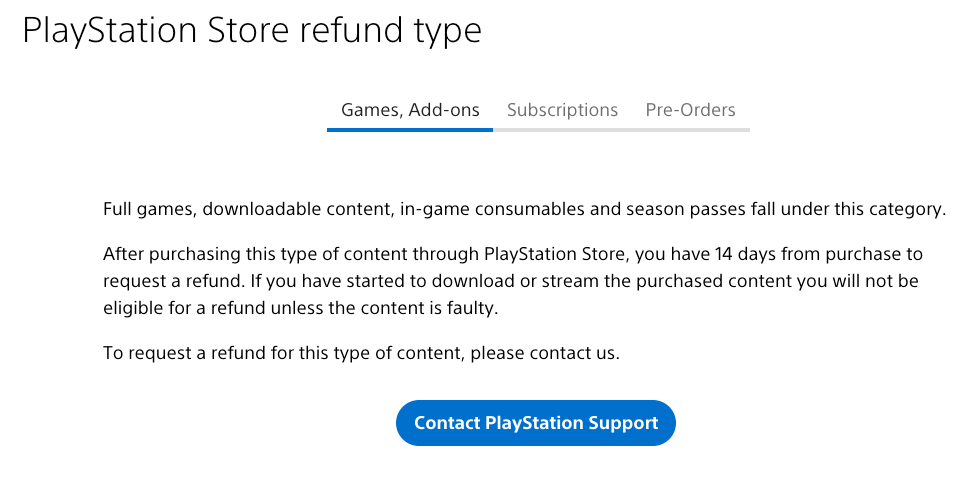 PS4およびPS5ゲームをプレイステーションストアに返品して払い戻しを受ける方法
