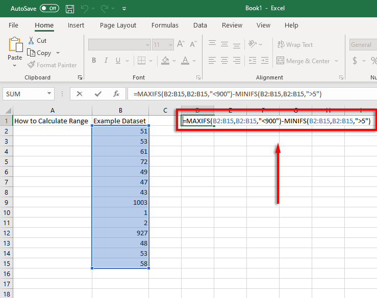 วิธีค้นหาและคำนวณช่วงใน Excel
