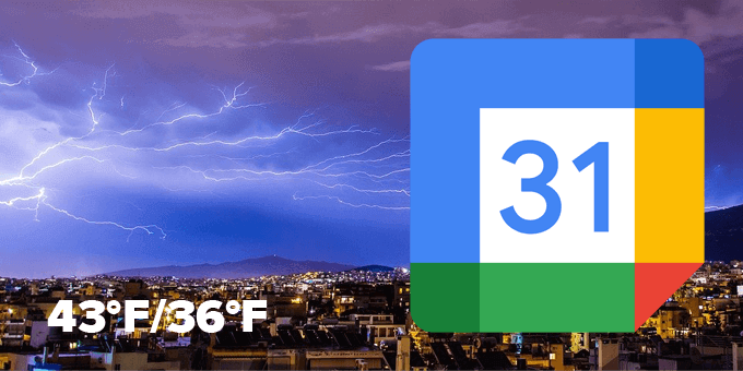 Cara Menambah Cuaca pada Kalendar Google