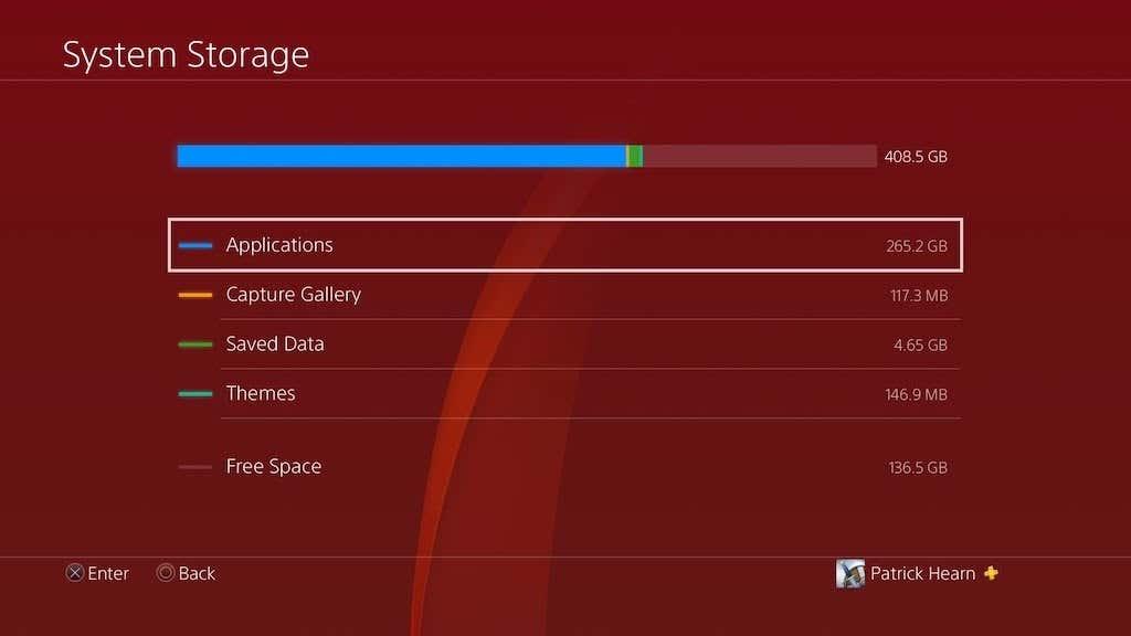 Come disinstallare i giochi su PS4