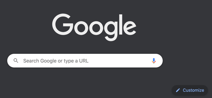 Hoe de achtergrond in Google Chrome te wijzigen