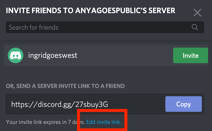 Cum să trimiteți și să personalizați invitații pe Discord