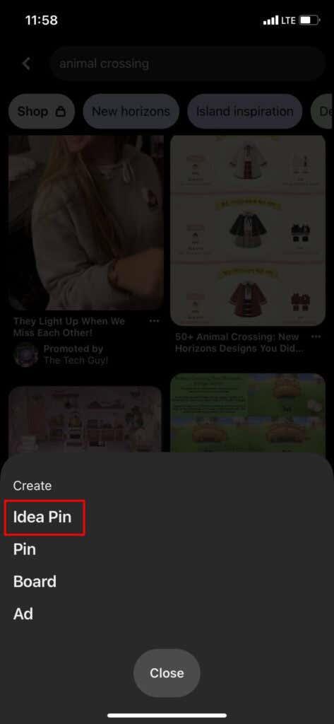 Cum să creezi un pin de idee Pinterest