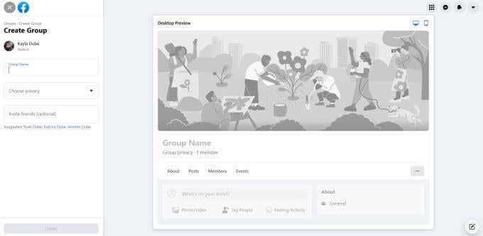 如何在 Facebook 上創建和管理群組頁面