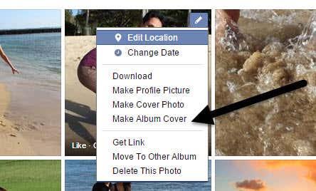 Facebookでアルバムカバーを変更する方法