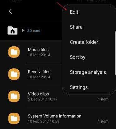 Come trasferire file dalla memoria Android a una scheda SD interna