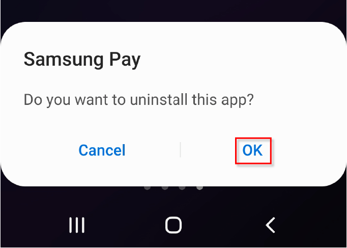 AndroidでSamsung Payを無効にする方法