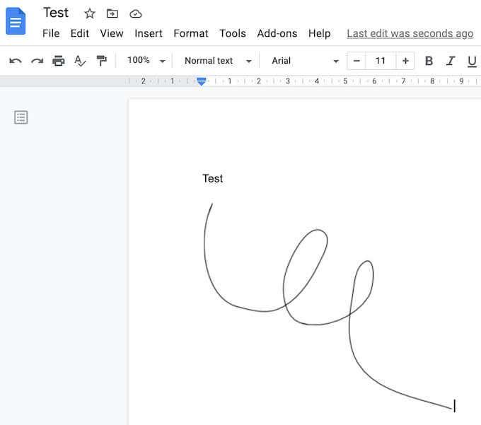 Como inserir uma assinatura no Google Docs