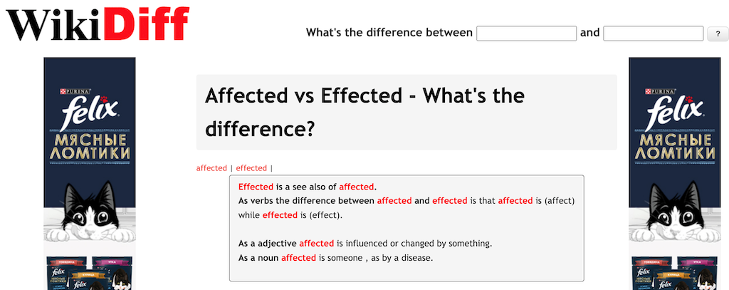 Affecté vs Effectué : 10 sites qui vous apprennent à utiliser correctement la grammaire anglaise