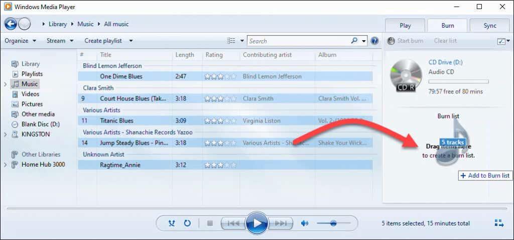 Cara Membakar CD, DVD dan Cakera Blu-ray dalam Windows 11/10