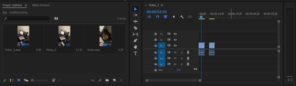 Cum să stabilizați videoclipul în Premiere Pro