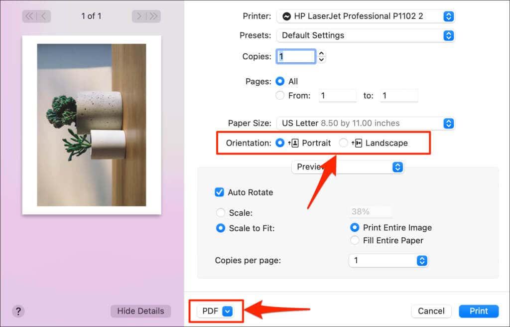 Cum să convertiți sau să salvați o imagine ca fișier PDF