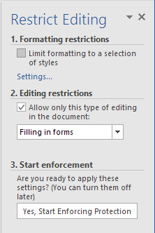 Cómo crear formularios rellenables en Word
