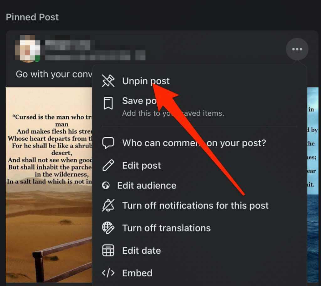 How to Pin a Post on Facebook