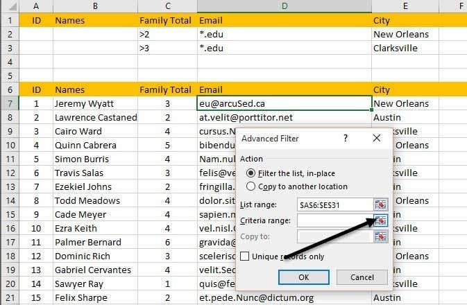 Cara Menapis Data dalam Excel