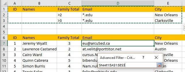 Como filtrar dados no Excel