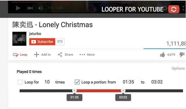 Come creare un loop continuo dei video di YouTube