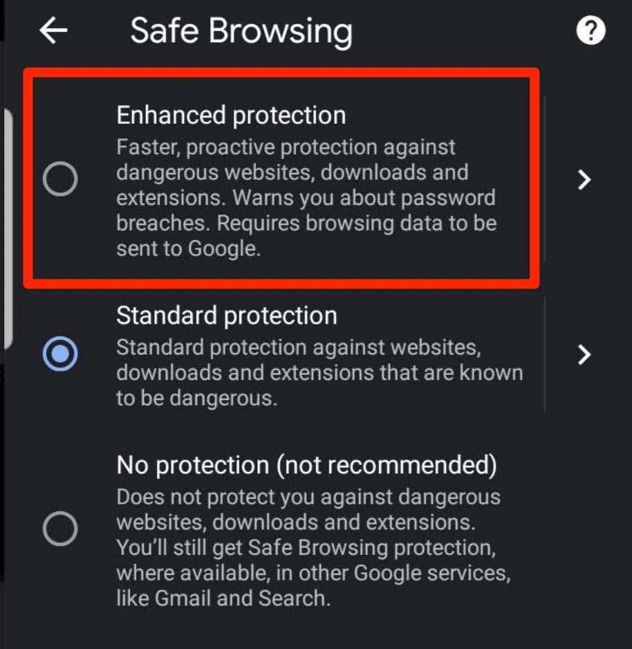 Che cos'è la protezione avanzata in Google Chrome e come abilitarla