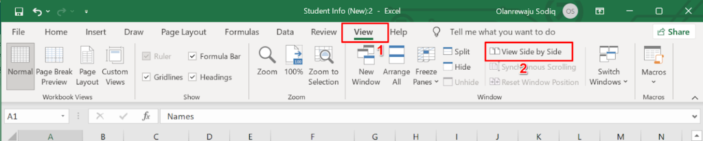 Cara Membandingkan Dua Fail Excel dan Serlahkan Perbezaannya