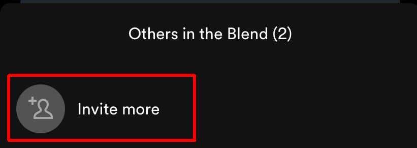 วิธีสร้างเพลย์ลิสต์ Spotify Blend กับผู้ใช้รายอื่น