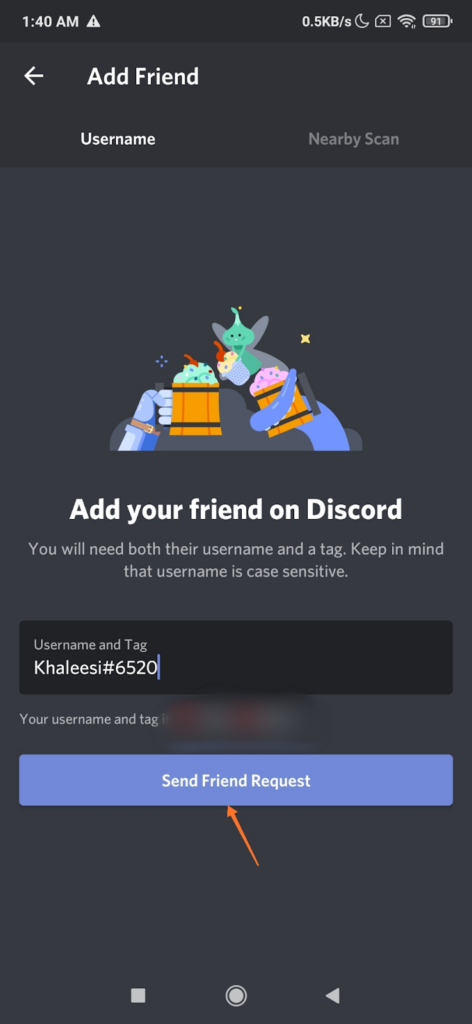 วิธีเพิ่มเพื่อนใน Discord