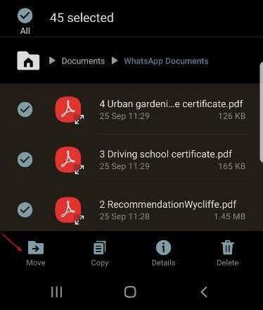 Cara Memindahkan Fail daripada Storan Android ke Kad SD Dalaman