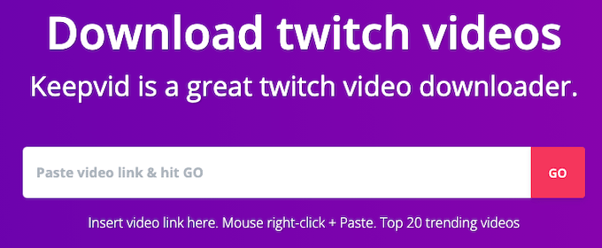 Twitch-video's downloaden