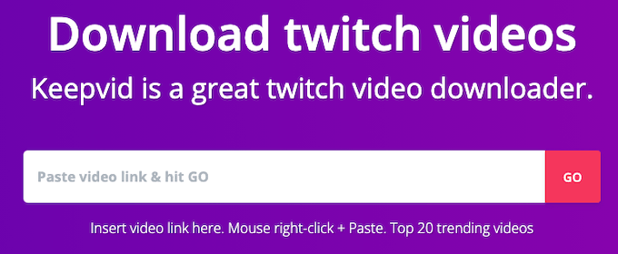 วิธีดาวน์โหลดวิดีโอ Twitch