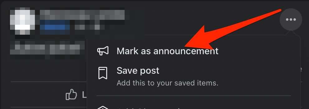 How to Pin a Post on Facebook