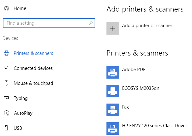 Een draadloze of netwerkprinter toevoegen in Windows 10