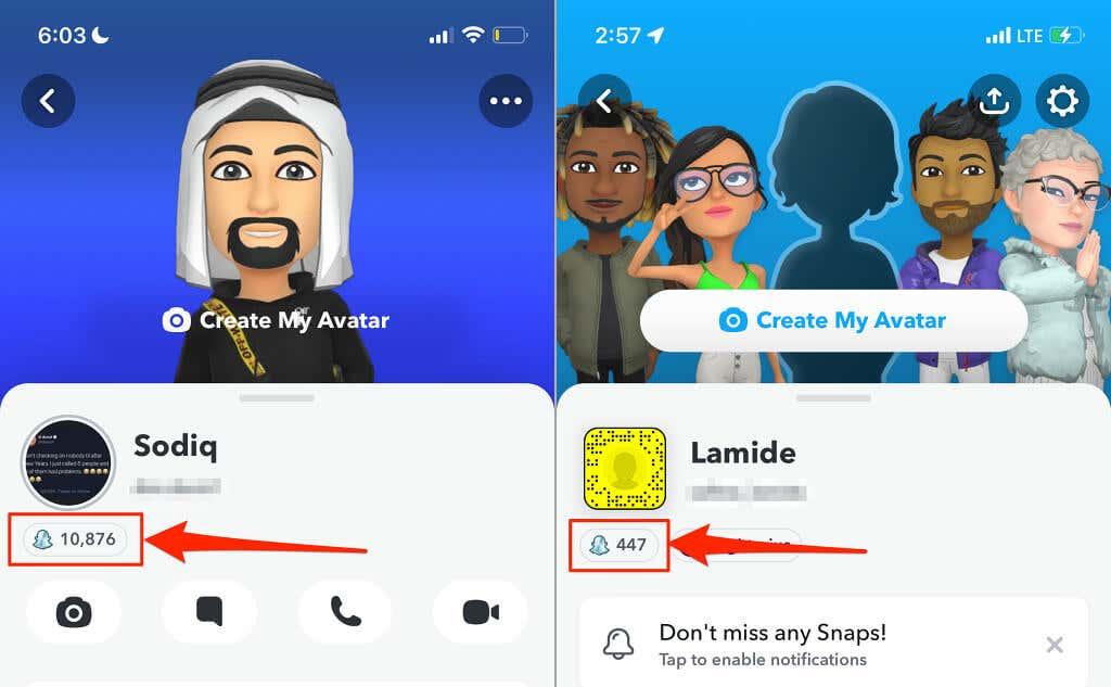 Snapchat スコア: 仕組みと増やす方法