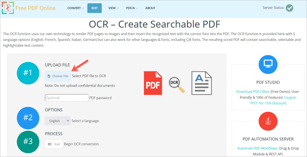 Comment rendre un PDF consultable