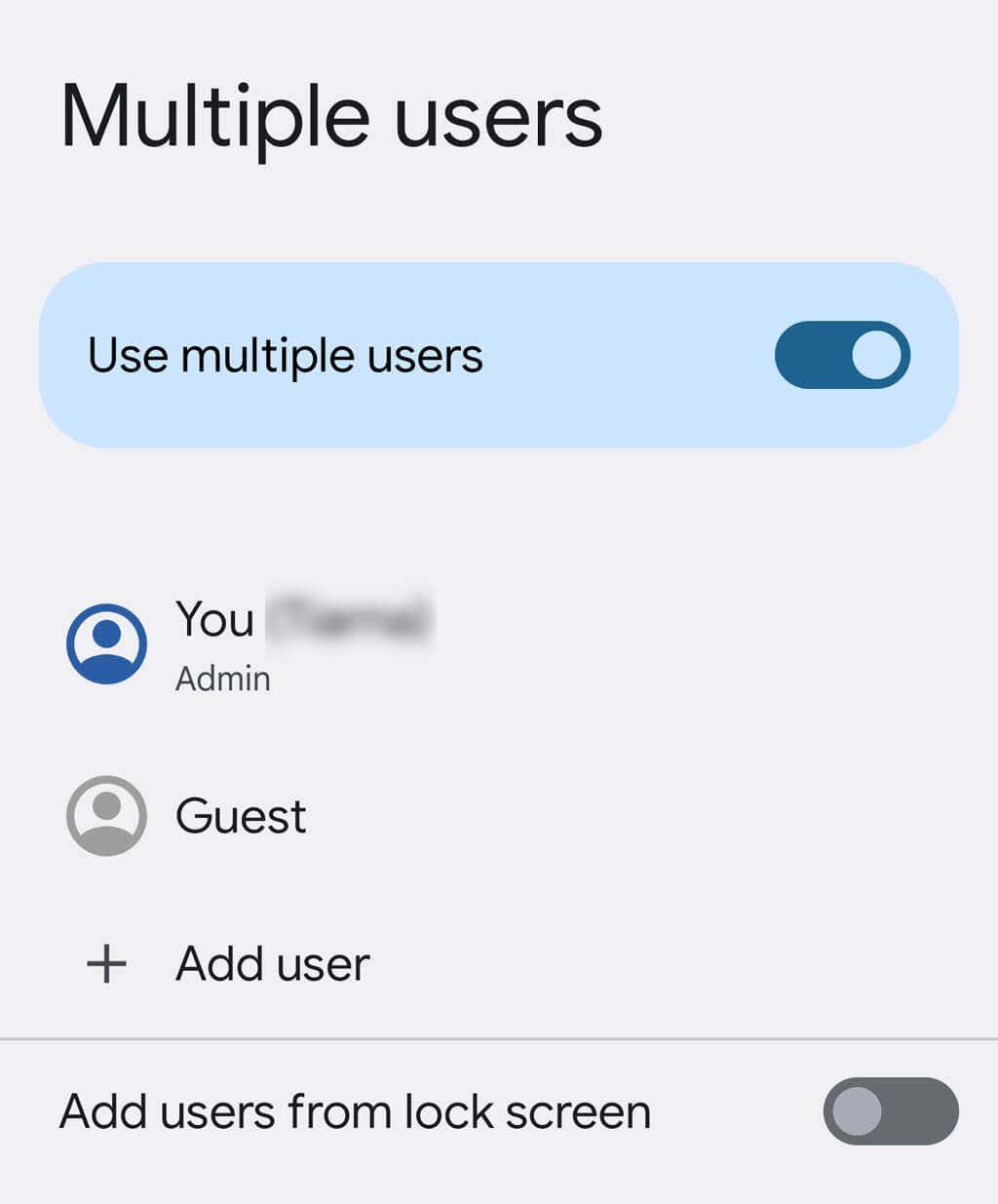 Comment configurer plusieurs profils d'utilisateurs sur Android