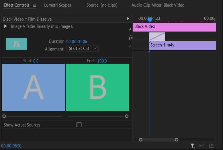 Cum să faci o animație Fade In sau Out în Adobe Premiere Pro