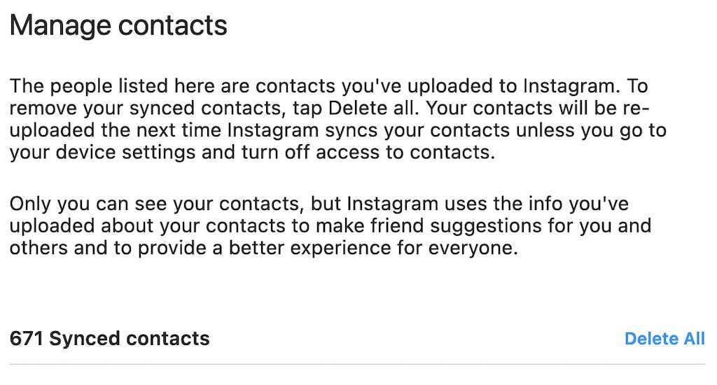 Cum să-ți găsești contactele pe Instagram