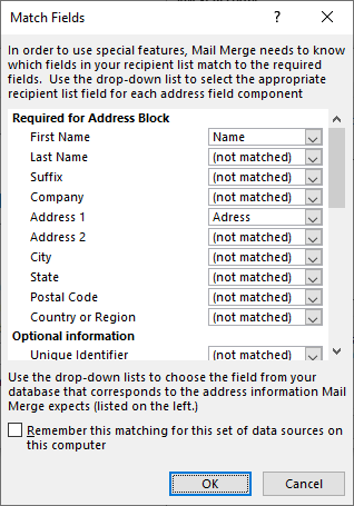 Cómo usar Combinar correspondencia en Word para crear cartas, etiquetas y sobres