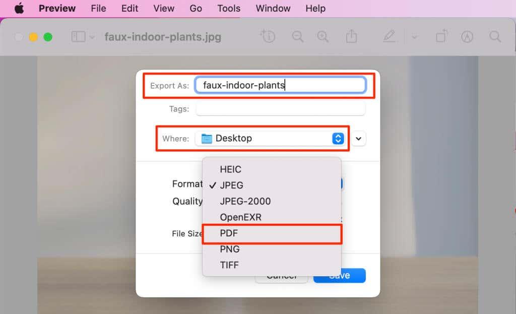 Como converter ou salvar uma imagem como um arquivo PDF