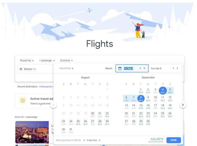 Comment utiliser Google Flights