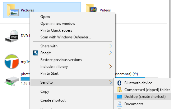 Windows 10 でエクスプローラーを開くときに既定のフォルダーを設定する