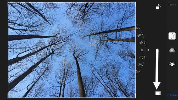 Comment afficher et prendre des photos en écran large (16: 9) sur iPhone