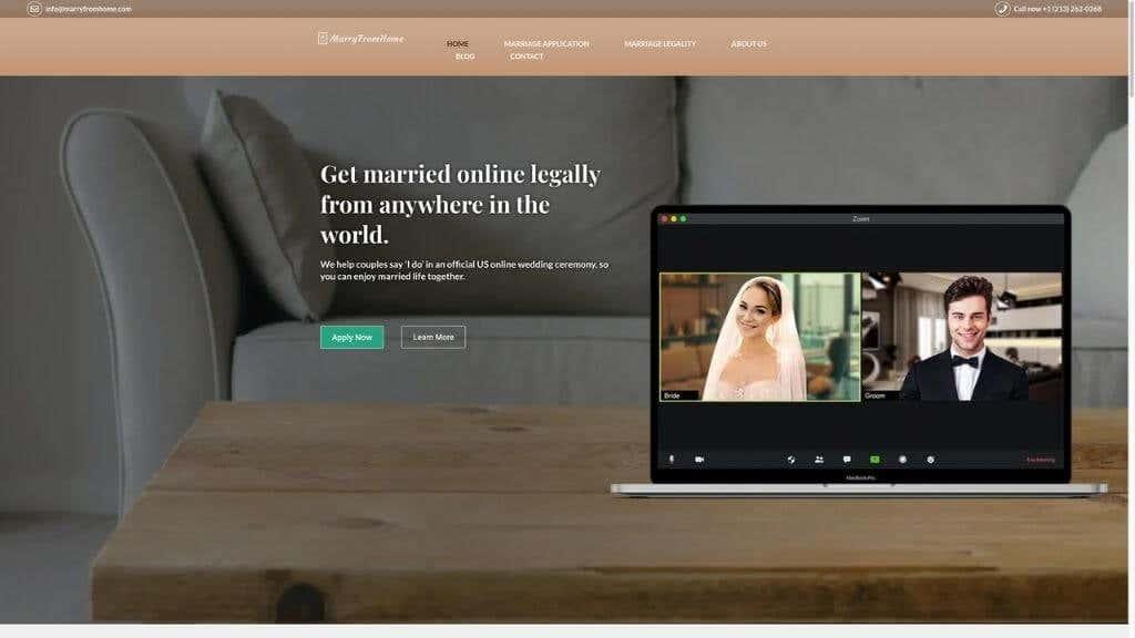 5 ไซต์ที่ถูกต้องสำหรับการแต่งงานออนไลน์อย่างถูกกฎหมาย