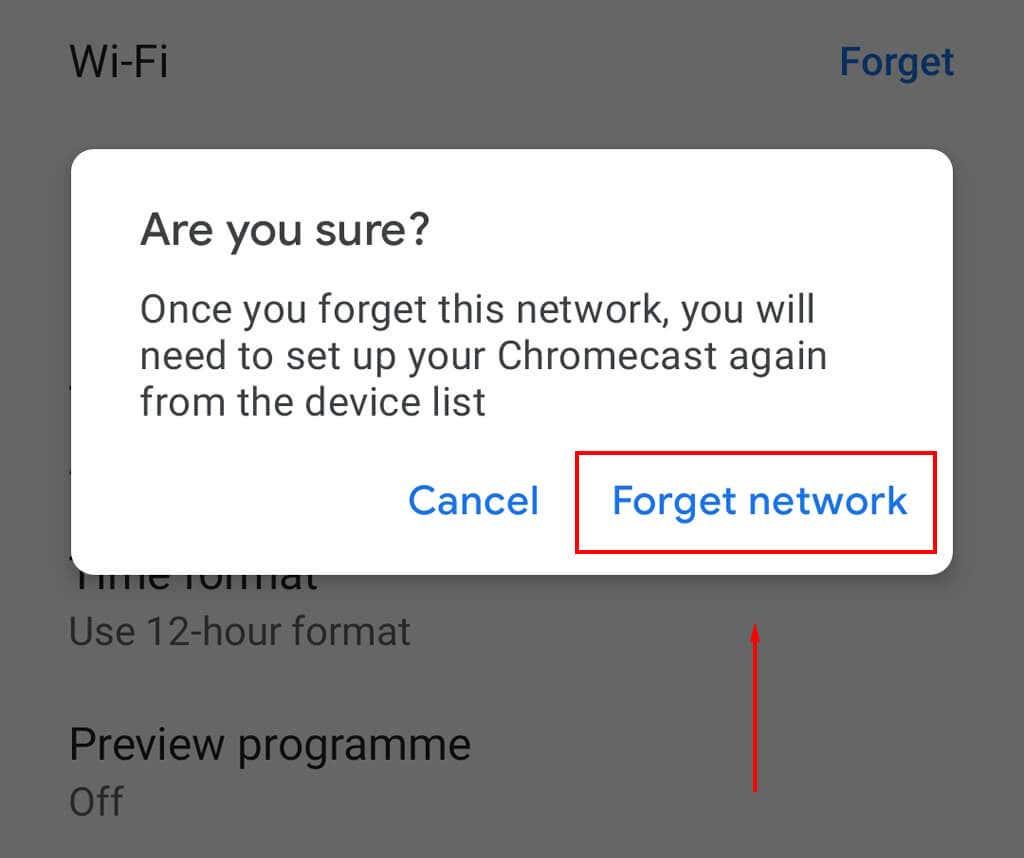 Cum să schimbați Wi-Fi pe Chromecast