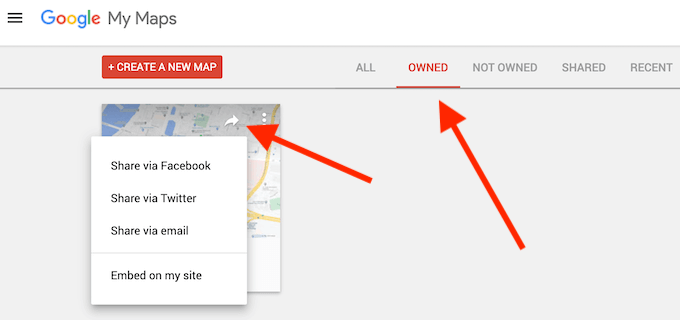 Aangepaste routes maken in Google Maps