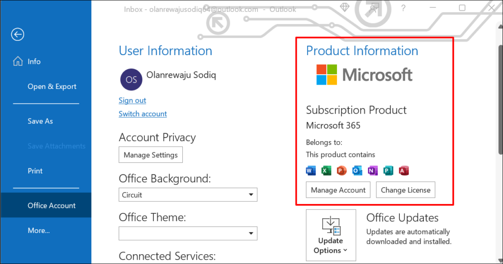 Qual versão do Microsoft Office eu tenho?