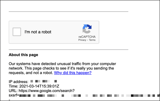 Ce este o eroare de „Trafic neobișnuit” Google și cum o remediați