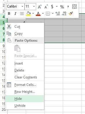 So blenden Sie Blätter, Zellen, Spalten und Formeln in Excel aus