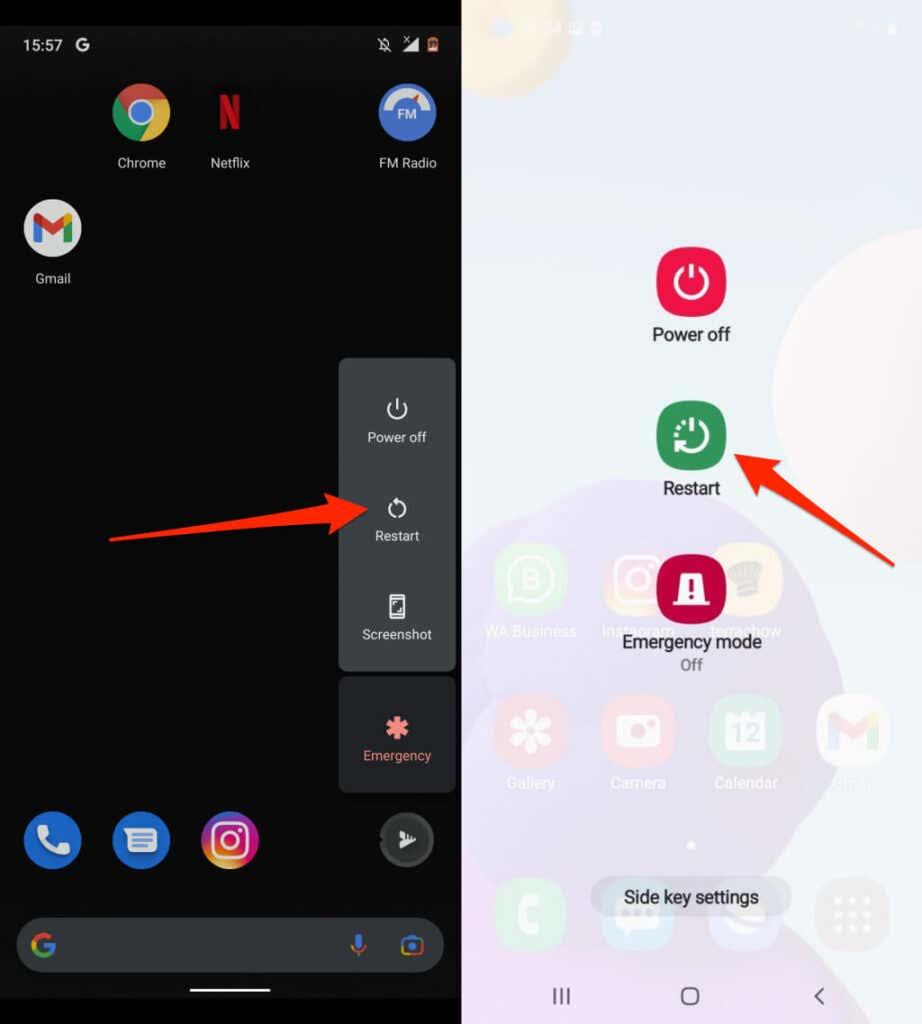 Como reiniciar seu telefone Android