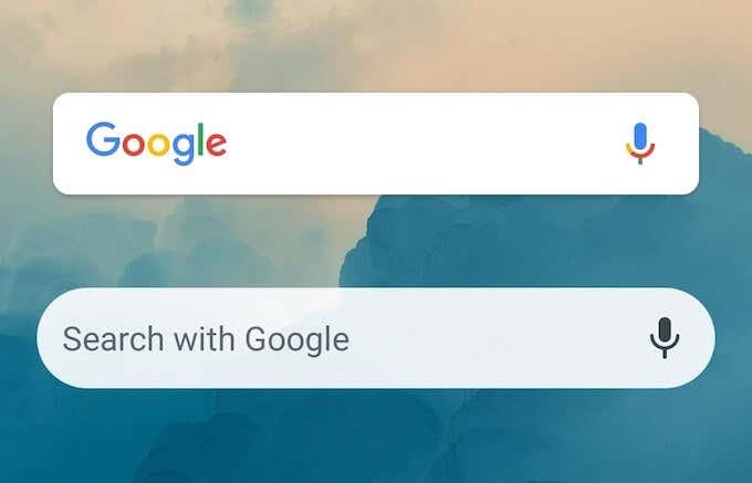 Widget de la barre de recherche Google manquant ?  Comment le restaurer sur Android
